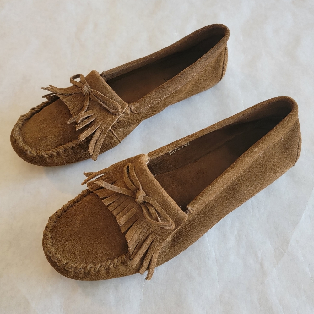 Minnetonka Leather Shoes - Sz 9